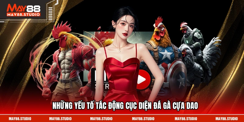 Những yếu tố tác động cục diện đá gà cựa dao